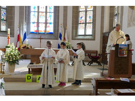 Dankgottesdienst der Kommunionkinder (Foto: Karl-Franz Thiede)